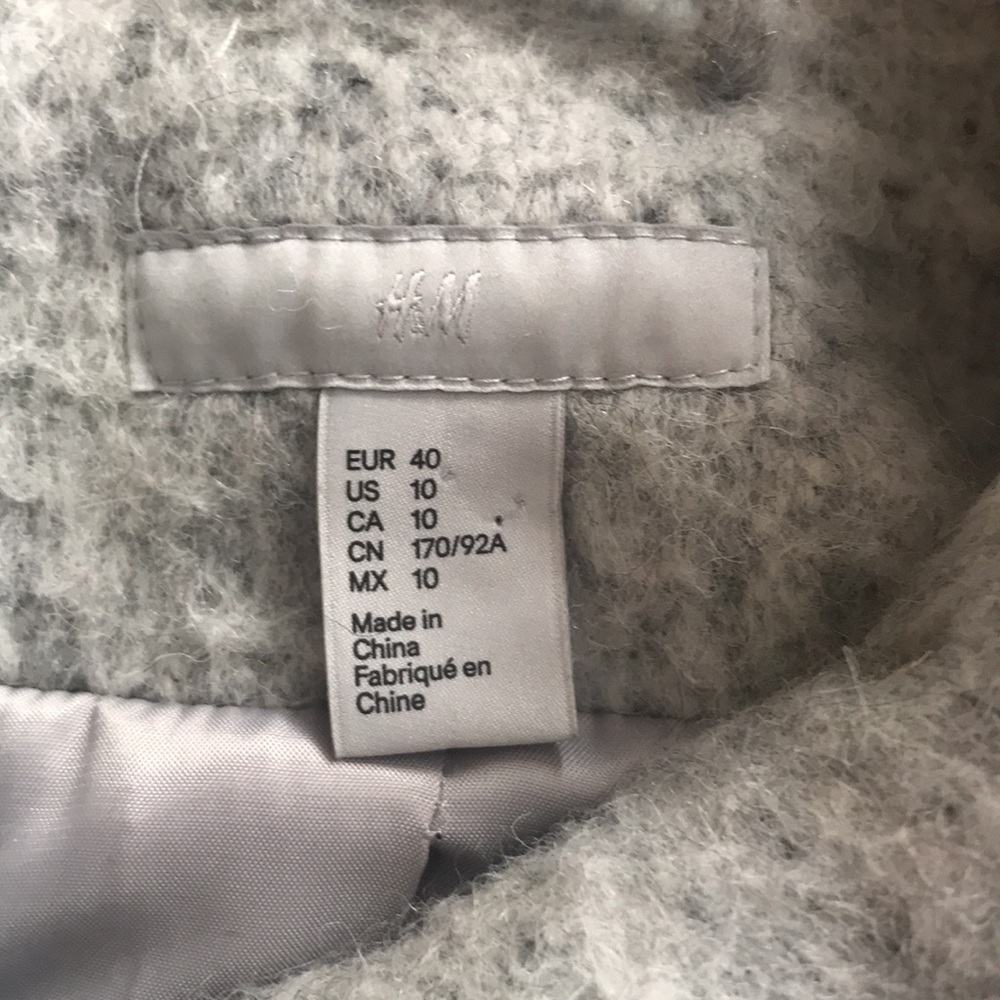 H&M Gray Teddy Jacket - Picture 5 of 9